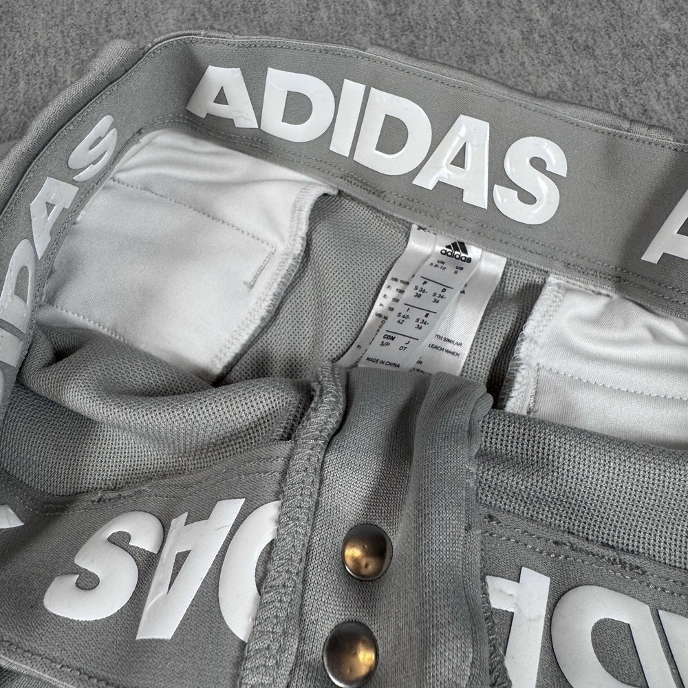 Adidas Womens Softball Pants Gray Aeroready Stretch Pocket Snap Sz Small - Picture 4 of 8